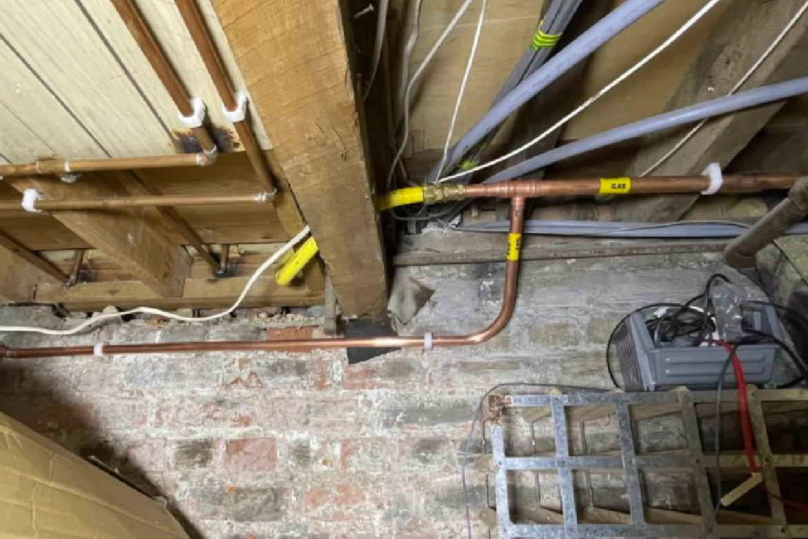 Gas pipe inspection